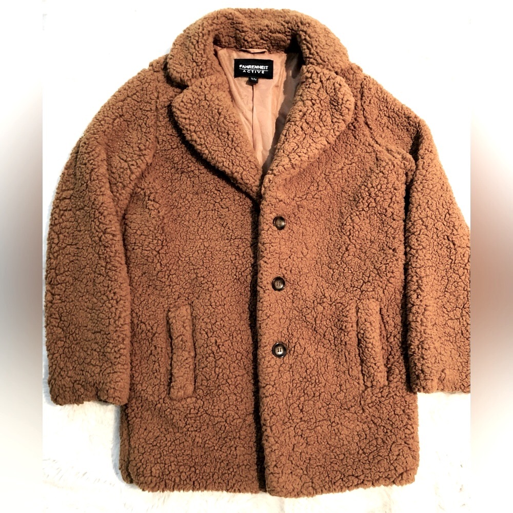 Light brown teddy coat